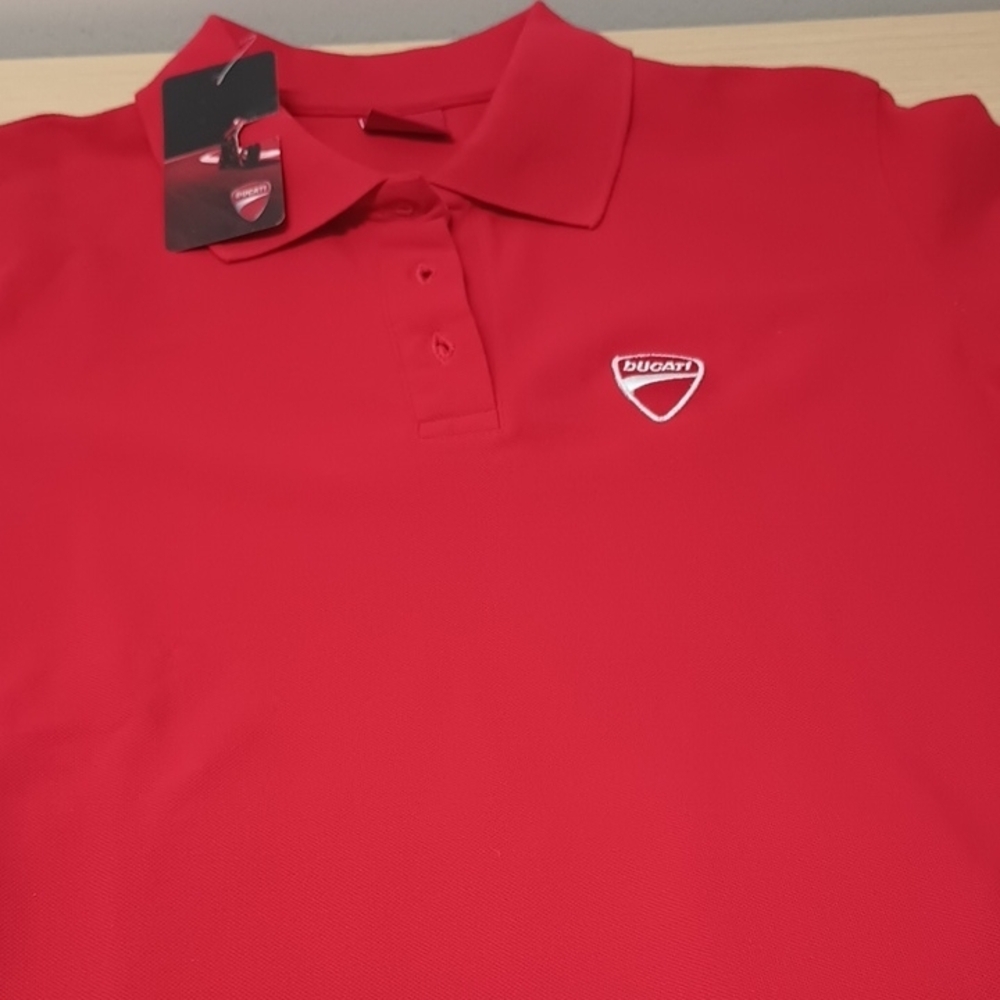 Women's Red Polo Shirt